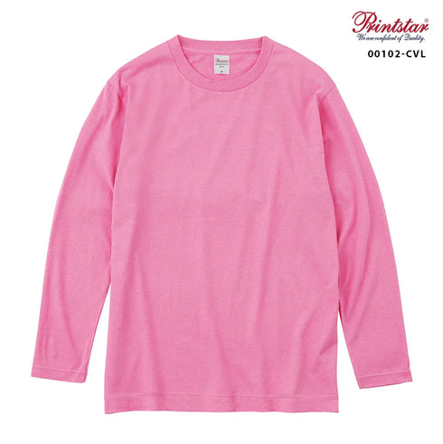 【Printstar】00102-CVL 杢グレー 003 / 5.6オンス ヘビーウェイト長袖Tシャツ メイン