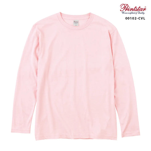 【Printstar】00102-CVL 杢グレー 003 / 5.6オンス ヘビーウェイト長袖Tシャツ メイン