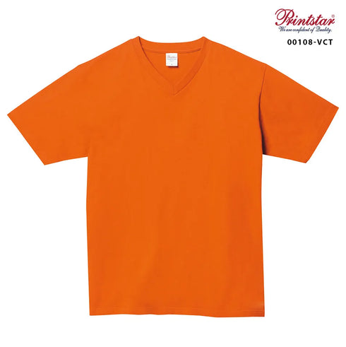 【Printstar】00108-VCT アーミーグリーン 037 / 5.6オンス ヘビーウェイトVネックTシャツ メイン