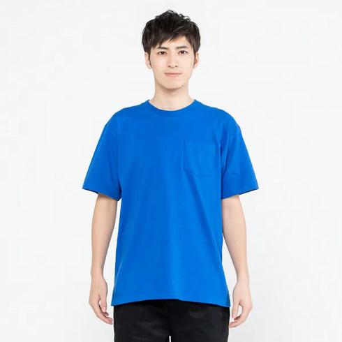【Printstar】00109-PCT ネイビー 031 / 5.6オンス ヘビーウェイトポケットTシャツ メイン
