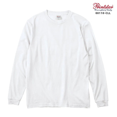 【Printstar】00110-CLL アイボリー 073 / 5.6オンスヘビーウェイトロングスリーブTシャツ メイン