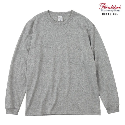 【Printstar】00110-CLL アイボリー 073 / 5.6オンスヘビーウェイトロングスリーブTシャツ メイン