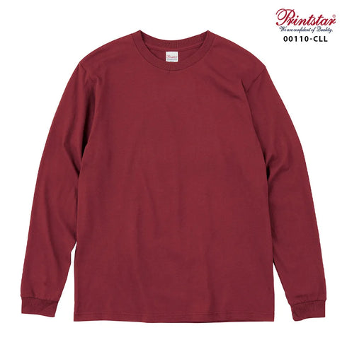 【Printstar】00110-CLL アイボリー 073 / 5.6オンスヘビーウェイトロングスリーブTシャツ メイン