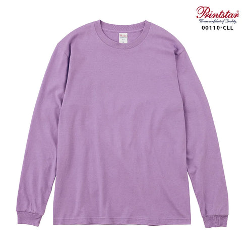 【Printstar】00110-CLL アイボリー 073 / 5.6オンスヘビーウェイトロングスリーブTシャツ メイン