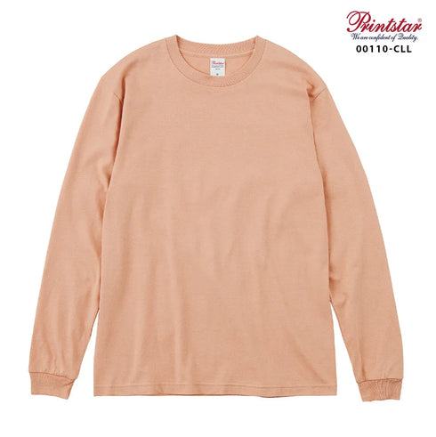 【Printstar】00110-CLL アイボリー 073 / 5.6オンスヘビーウェイトロングスリーブTシャツ メイン