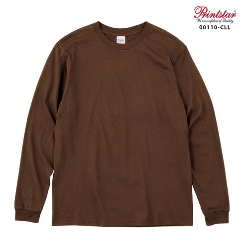 【Printstar】00110-CLL アイボリー 073 / 5.6オンスヘビーウェイトロングスリーブTシャツ メイン