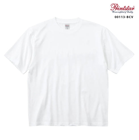 【Printstar】00113-BCV ホワイト 001 / 5.6オンス ヘビーウェイトビッグTシャツ メイン