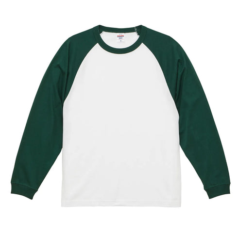 5048-01 ラグラン ロングスリーブ Tシャツ|United Athle|オリジナル長袖Tシャツ