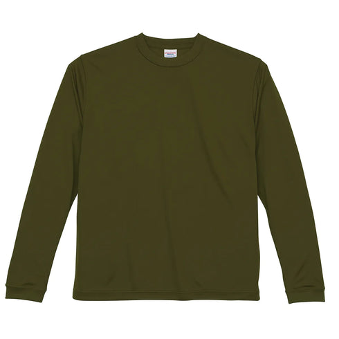 5089-01 ドライシルキータッチ ロングスリーブ Tシャツ|United Athle|オリジナル長袖Tシャツ