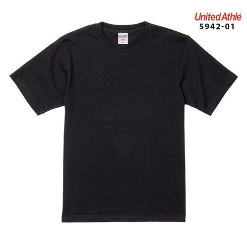 【United Athle】5942-01 ブラック 0002 / 6.2オンス プレミアム Tシャツ メイン