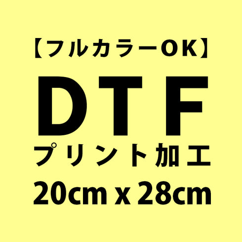 DTFプリント 【20cm x 28cm 以内】