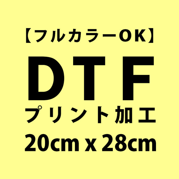 DTFプリント 【20cm x 28cm 以内】