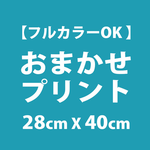おまかせプリント 28cm x 40cm 以内