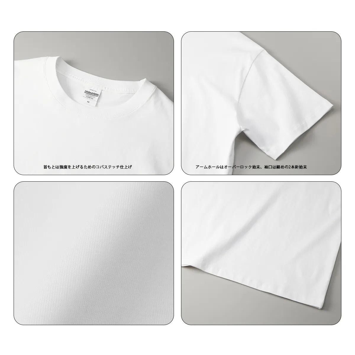 1108-01 ファインジャージー ボックスシルエット Tシャツ｜United