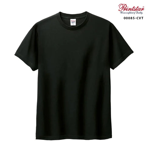 【Printstar】00085-CVT ブラック 005 / 5.6oz ヘビーウェイトTシャツ メイン