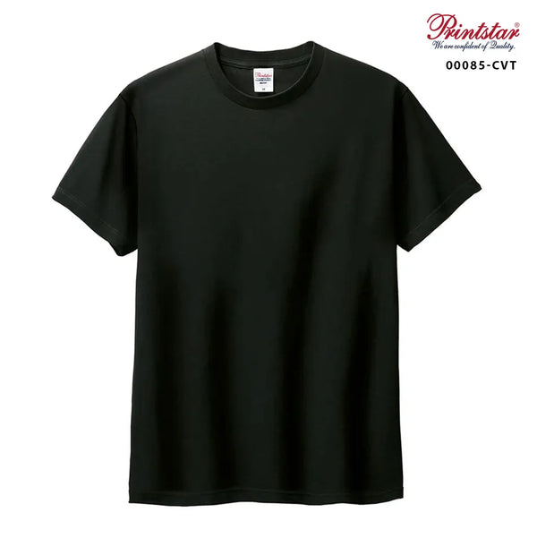 【Printstar】00085-CVT ブラック 005 / 5.6oz ヘビーウェイトTシャツ メイン