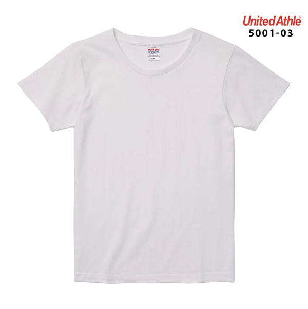 【United Athle】5001-03 サックス 0082 / 5.6オンス ハイクオリティー Tシャツ 〈ガールズ〉 メイン
