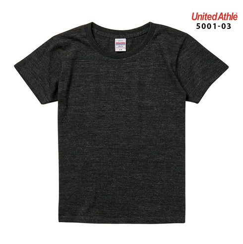 【United Athle】5001-03 サックス 0082 / 5.6オンス ハイクオリティー Tシャツ 〈ガールズ〉 メイン