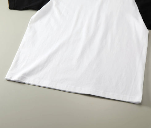 【United Athle】5041-01 ホワイト/ブラック 1002 / 5.6オンス ラグランスリーブ Tシャツ Tシャツ メイン