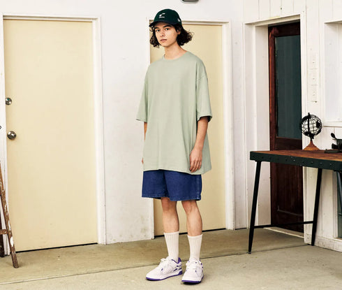 【United Athle】5508-01 ブラック 0002 / 5.6オンス ビッグシルエット Tシャツ メイン