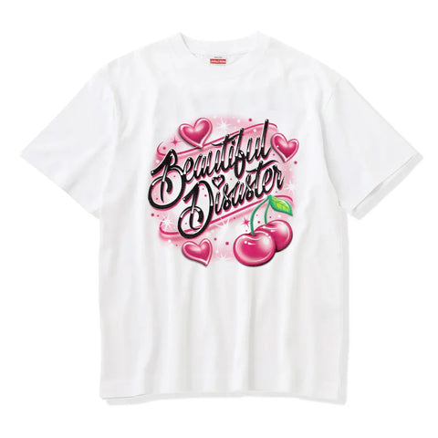 エアーブラシ風 オリジナルTシャツ制作事例｜インクジェットプリント30枚・フルカラー対応｜5942使用のTシャツ作成
