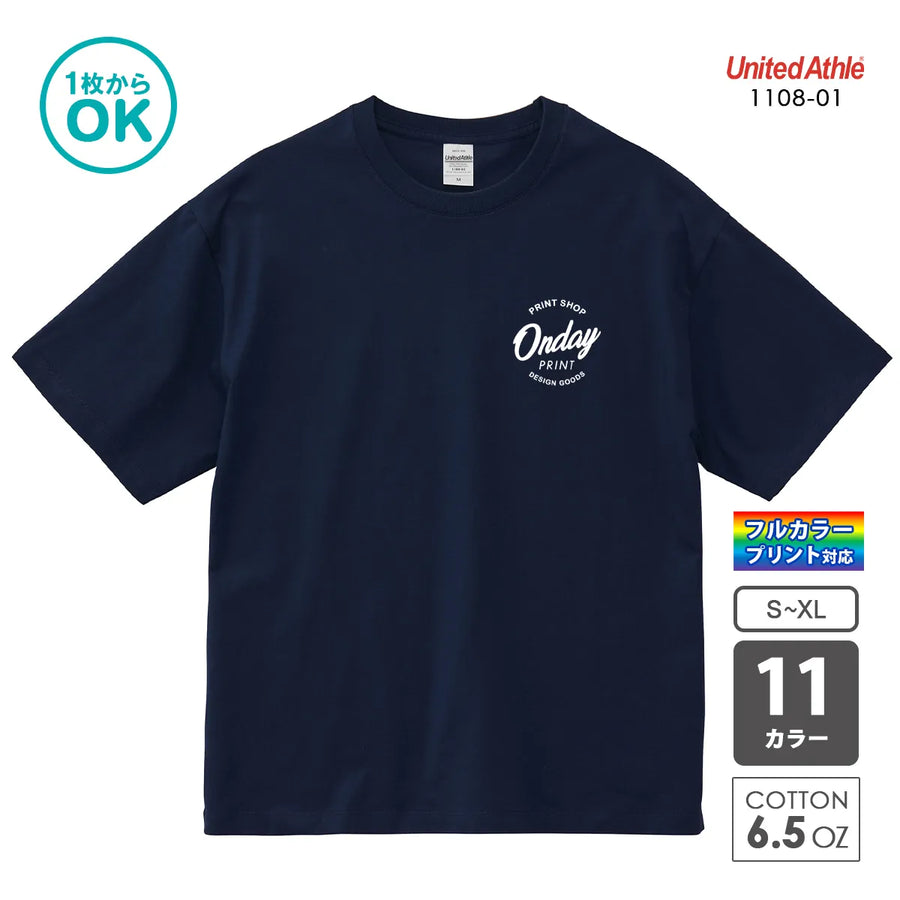 1108-01 ファインジャージー ボックスシルエット Tシャツ｜United Athle｜オリジナルTシャツ