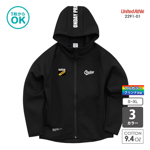 2291-01 T/R ダンボールニット フルジップ パーカ｜United Athle｜オリジナルジップパーカ