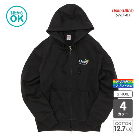 5767-01 ヘヴィーウェイト スウェット フルジップ パーカ（裏パイル）｜United Athle｜オリジナルジップパーカ