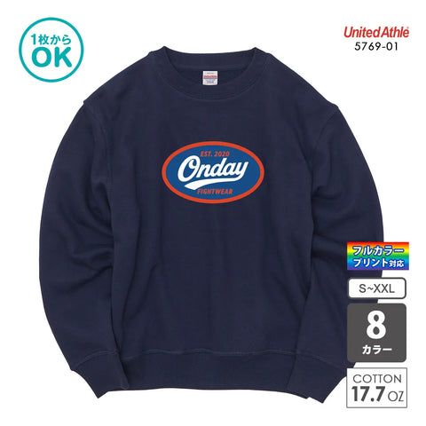 5769-01 ヘヴィーウェイト クルーネック スウェット（裏パイル）｜United Athle｜オリジナルトレーナー