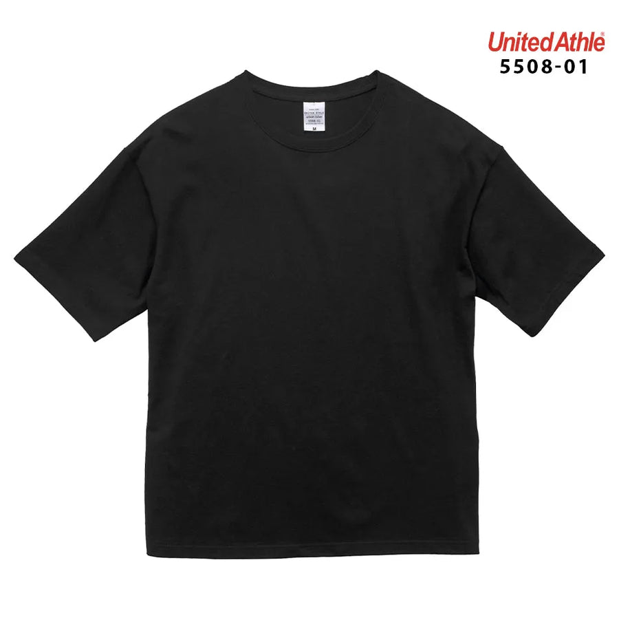【United Athle】5508-01 ブラック 0002 / 5.6オンス ビッグシルエット Tシャツ メイン